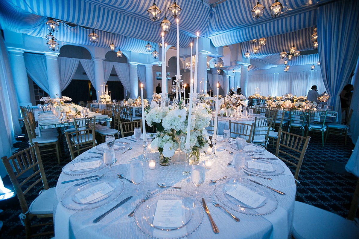 Table Settings and Room at a High End Event