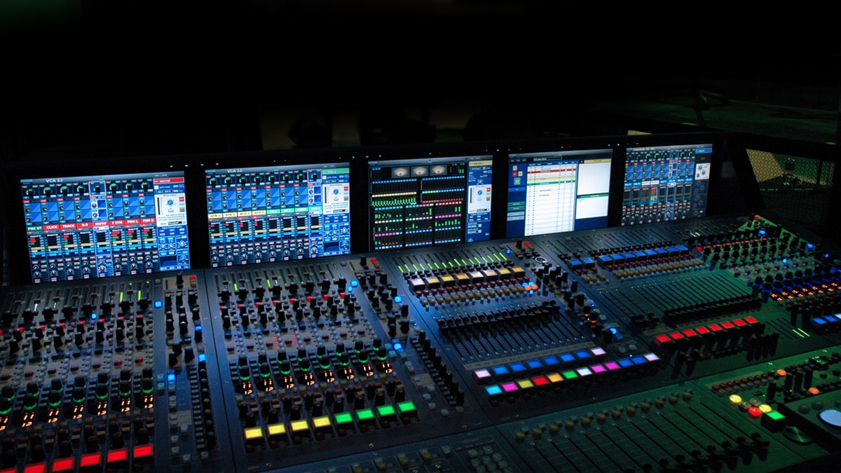 Sound Board at a Live Music Event